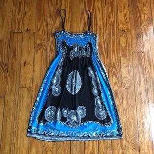 Black and Blue Dress